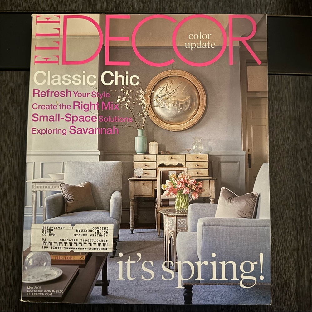 Elle Decor Magazine May 2005